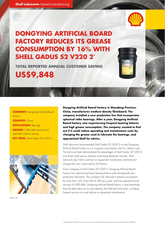 Dongying: menor consumo de grasa