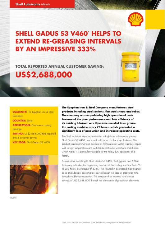 Egyptian Iron & Steel: ampliación del reengrase