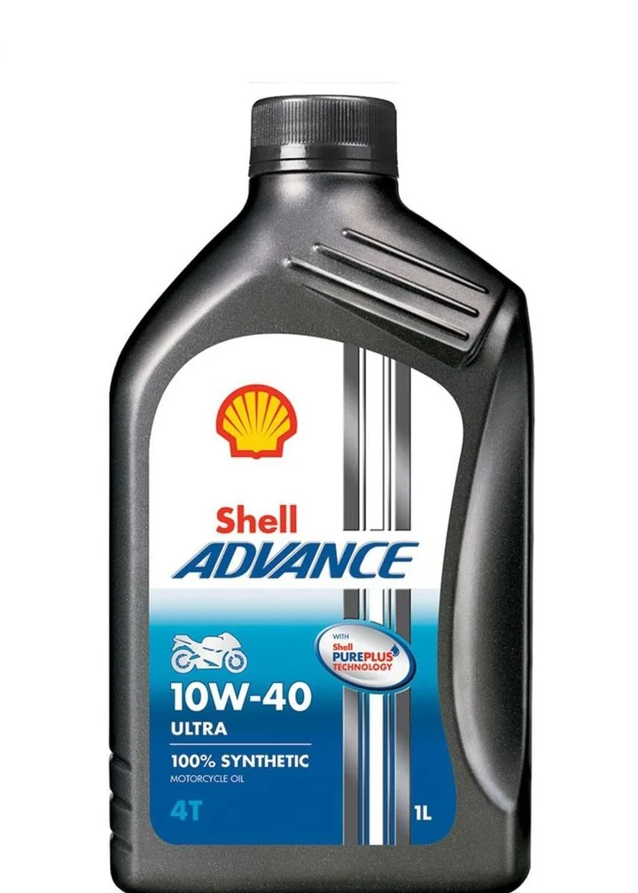 Shell Advance Ultra 10W-40 · 1 L. El diseño de la etiqueta puede variar.