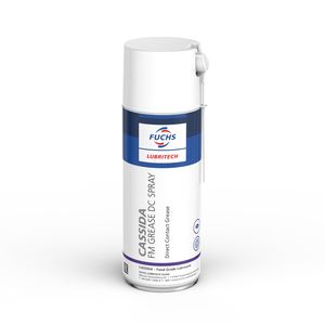 Imagen oficial de CASSIDA FM GREASE DC SPRAY · 400 ml · Ref. FUCHS 600910518.