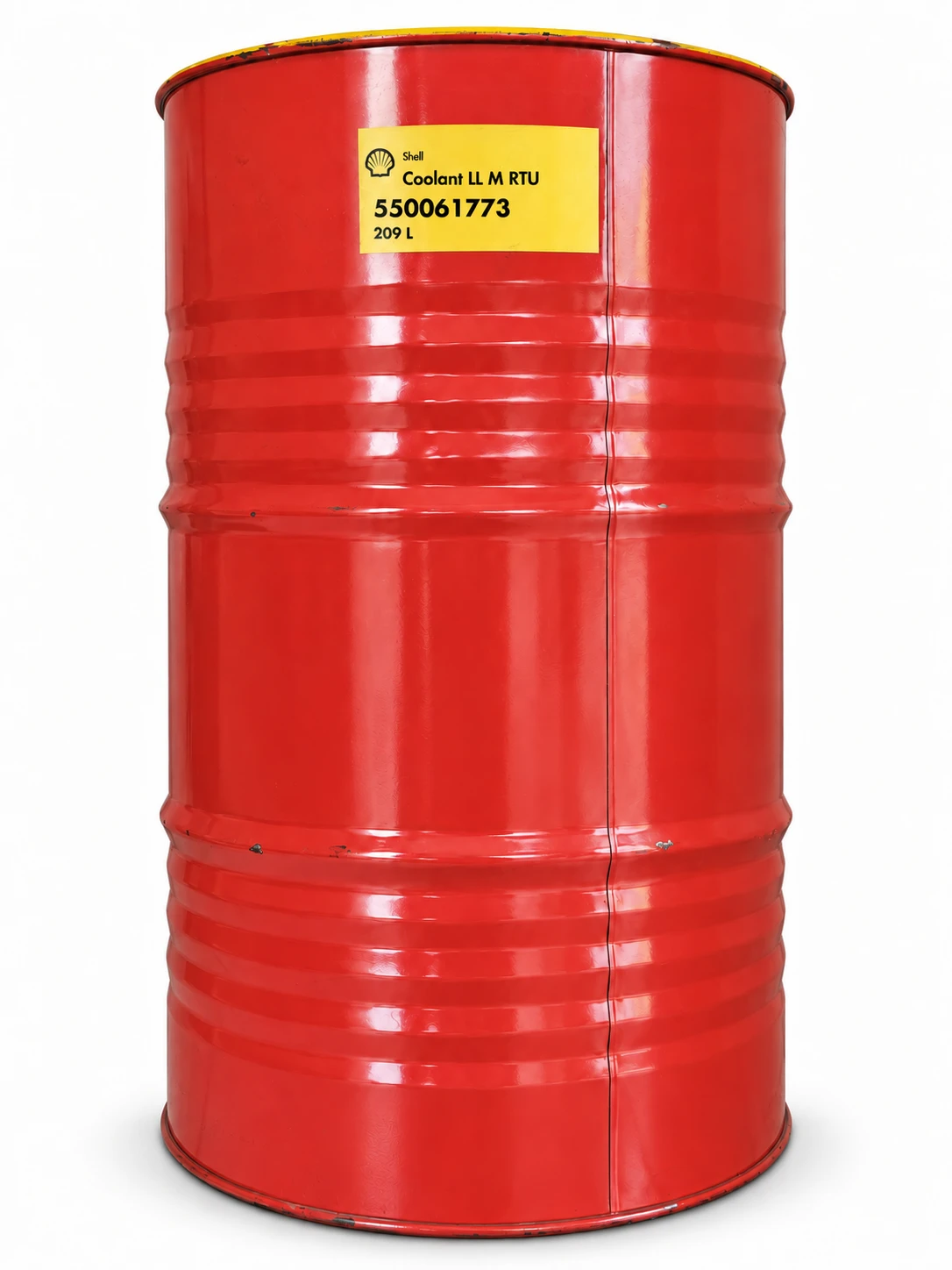 Imagen ilustrativa · Shell Coolant LL M RTU · 209 L. El envase y la etiqueta pueden variar.
