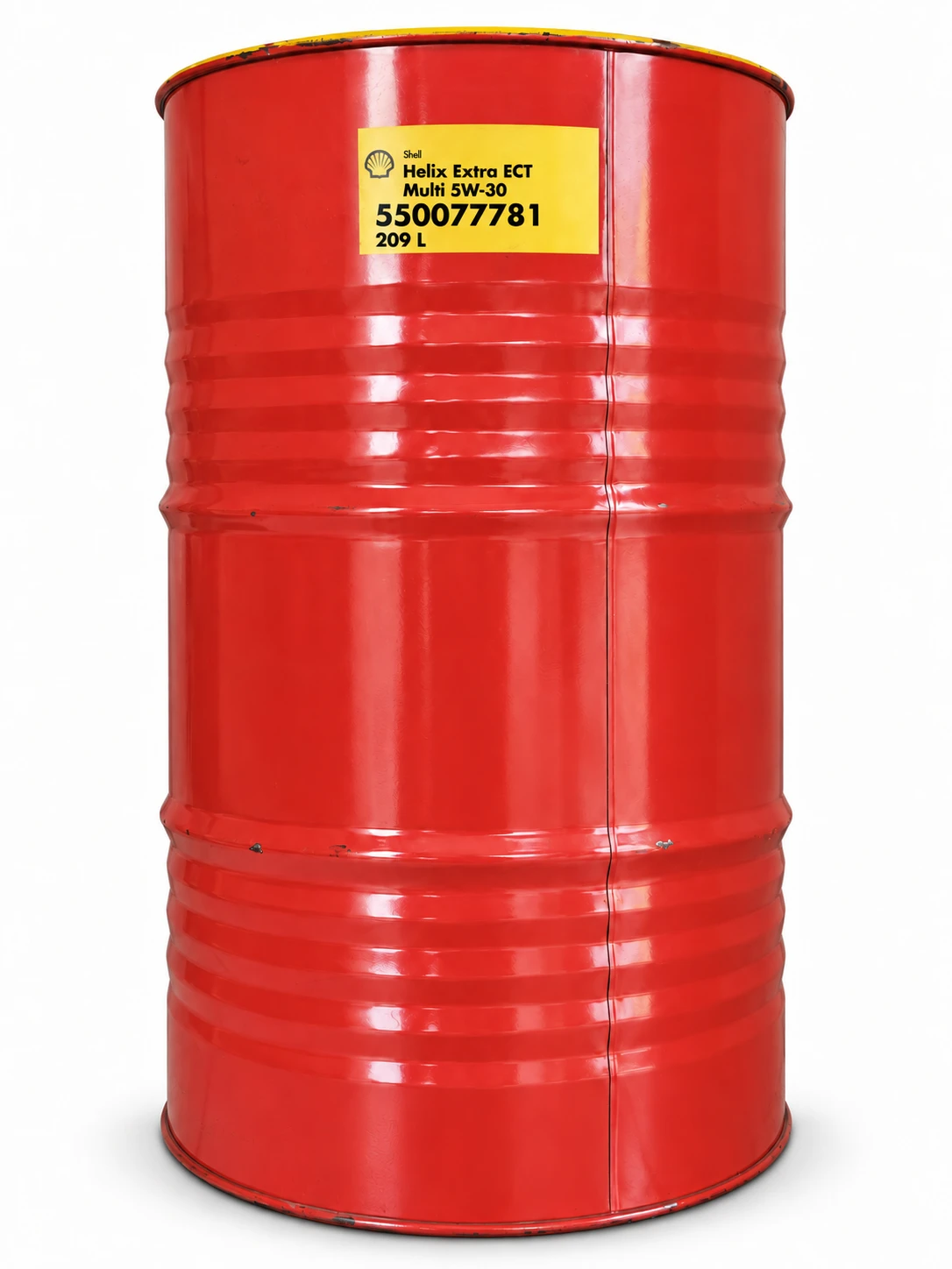Imagen ilustrativa · Shell Helix Extra ECT Multi 5W-30 · 209 L. El envase y la etiqueta pueden variar.