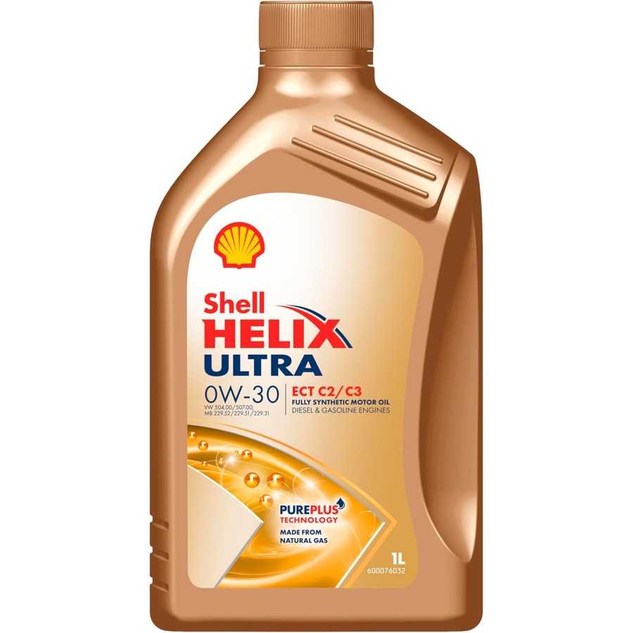 Shell Helix Ultra ECT C2C3 0W-30 · 1 L. El diseño de la etiqueta puede variar.