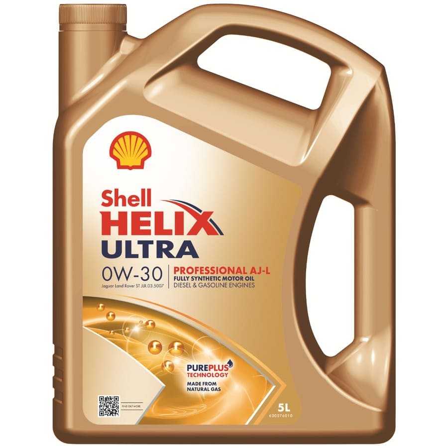 Shell Helix Ultra Professional AJ-L 0W-30 · 5 L. El diseño de la etiqueta puede variar.