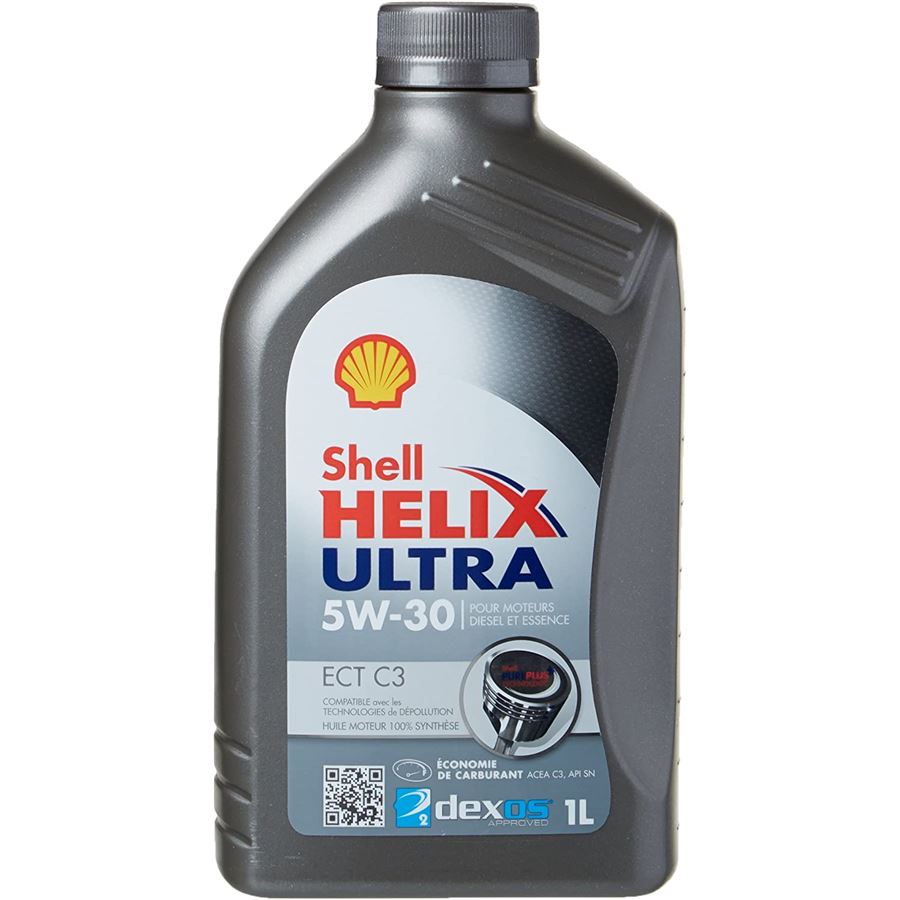 Shell Helix Ultra ECT C3 5W-30 C3 · 1 L. La etiqueta puede variar según el lote.