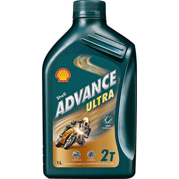 Shell Advance Ultra 2T · 1 L. El diseño de la etiqueta puede variar.