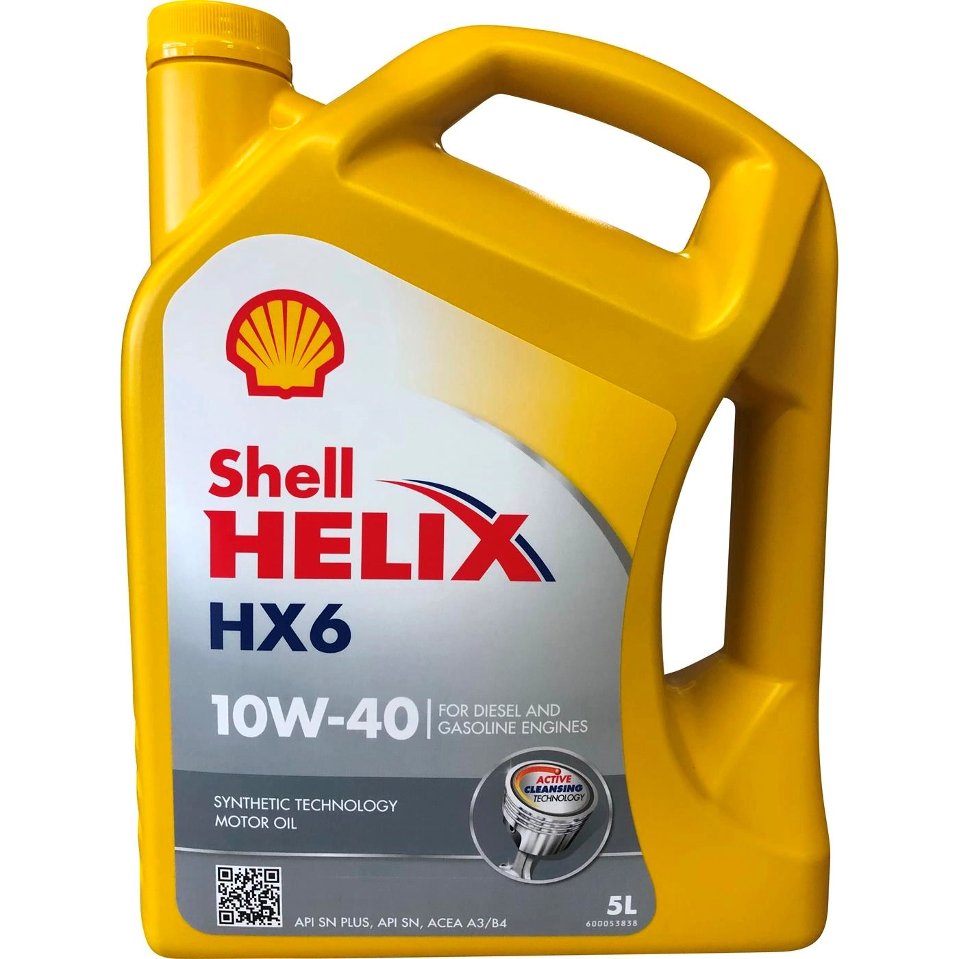 Shell Helix HX6 10W-40 · 5 L. El diseño de la etiqueta puede variar.