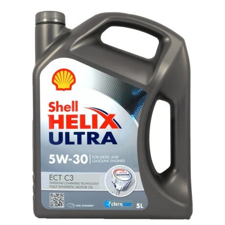 Shell Helix Ultra ECT C3 5W-30 C3 · 5 L. La etiqueta puede variar según el lote.