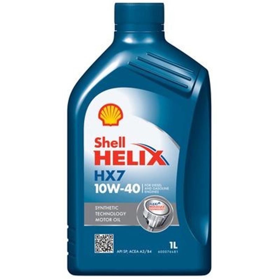 Shell Helix HX7 10W-40 · 1 L. El diseño de la etiqueta puede variar.