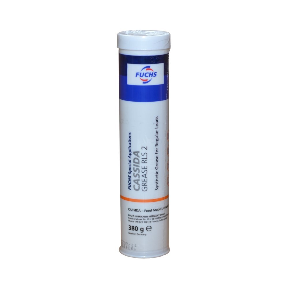 CASSIDA GREASE RLS 2 · 380 g. El diseño de la etiqueta puede variar.